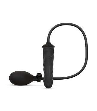 Easytoys Anal Collection Anal Collection - Opblaasbare Dildo met Pomp 14,5 cm - Zwart