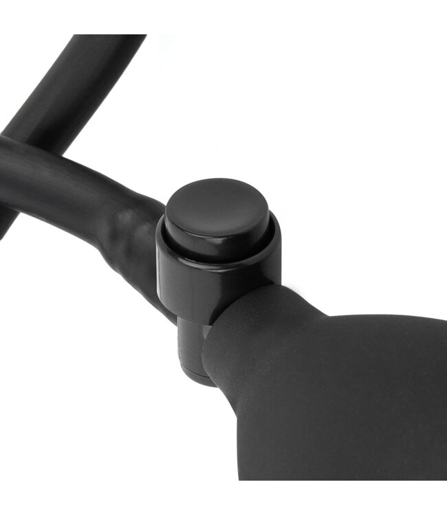 Easytoys Anal Collection Anal Collection - Opblaasbare Dildo met Pomp 14,5 cm - Zwart