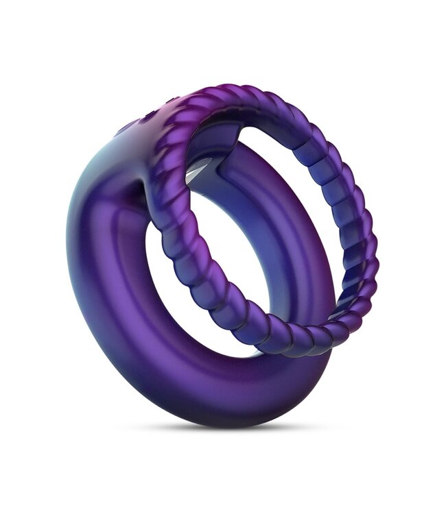 Hueman Hueman - Jupiter Vibrerende Cock- en Ballenring - Paars