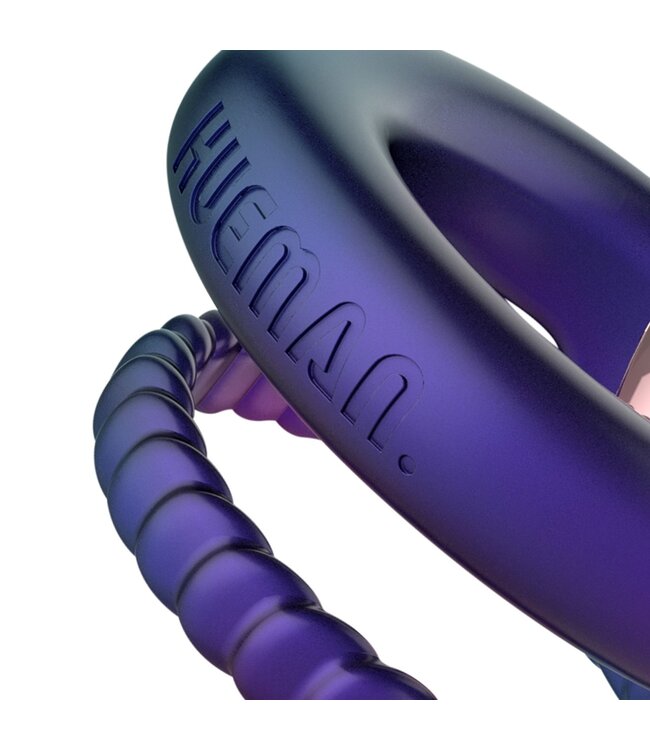 Hueman Hueman - Jupiter Vibrerende Cock- en Ballenring - Paars