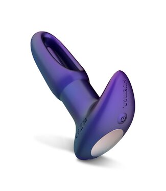 Hueman Hueman - Voyager Vibrerende Butt Plug met Tikfunctie - Paars