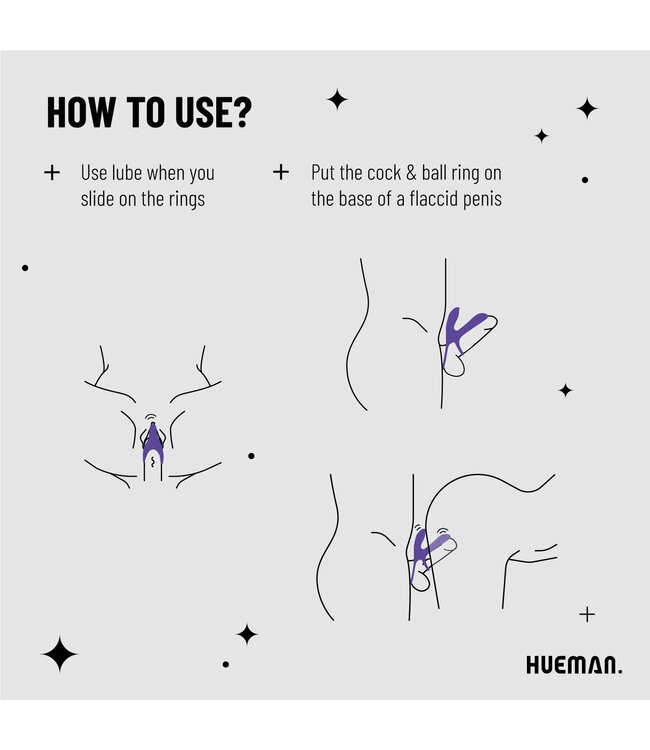 Hueman Hueman - Vibrerende Cockring