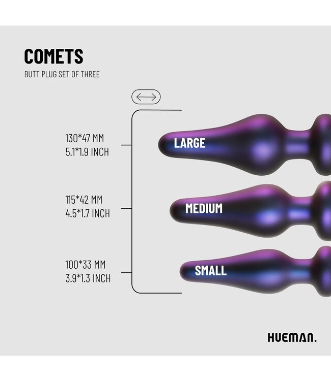 Hueman Hueman - Comets Buttplug Set