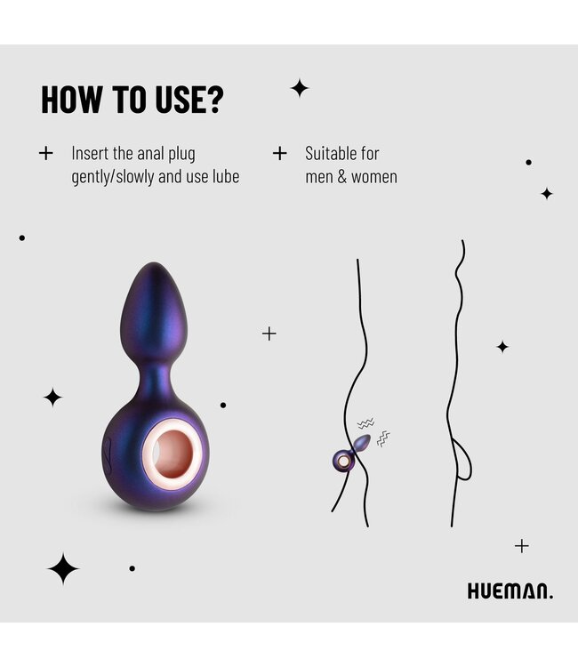 Hueman Hueman - Deep Space Vibrerende Anaal Plug