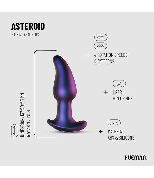 Hueman Hueman - Asteroid Rimmende Anaal Plug