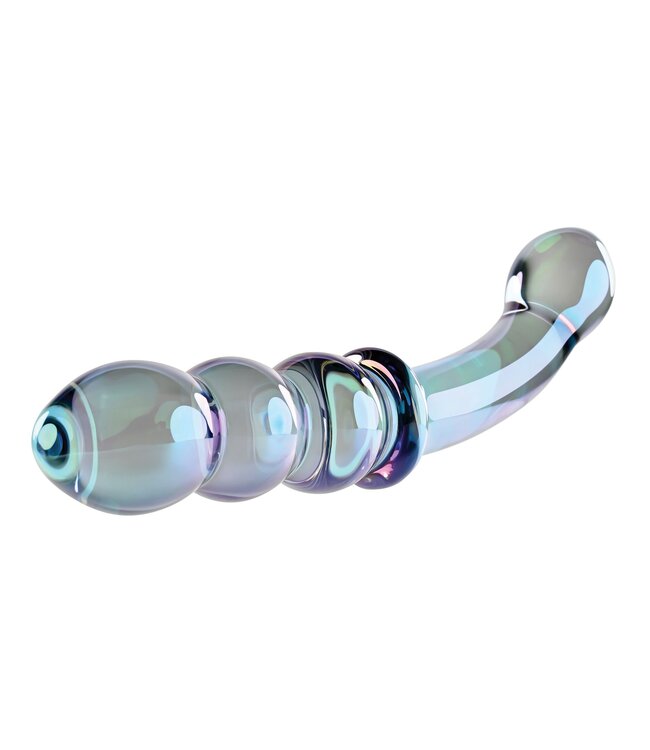 Gender X Evolved - Shiny Galaxy Glazen Dildo