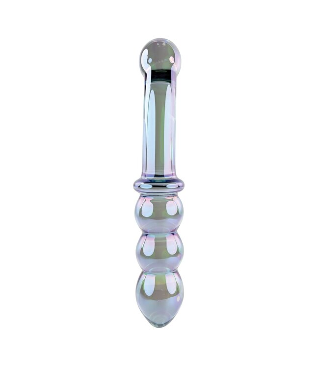 Gender X Evolved - Shiny Galaxy Glazen Dildo