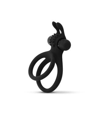 Easytoys Men Only Share Ring - Dubbele Vibrerende Cockring Met Rabbit Oortjes