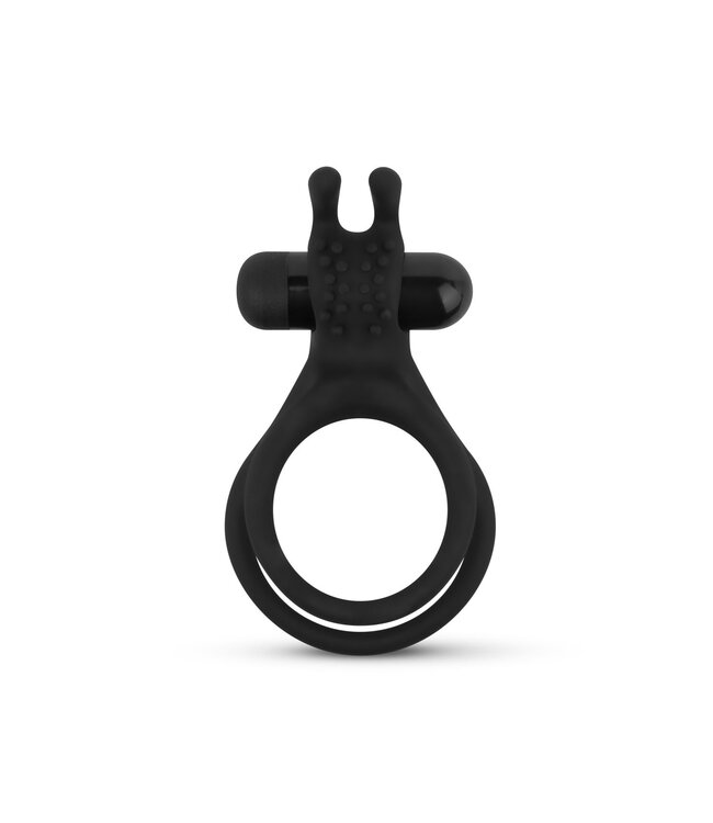 Easytoys Men Only Share Ring - Dubbele Vibrerende Cockring Met Rabbit Oortjes