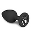 Easytoys Anal Collection Diamond Plug Klein - Zwart