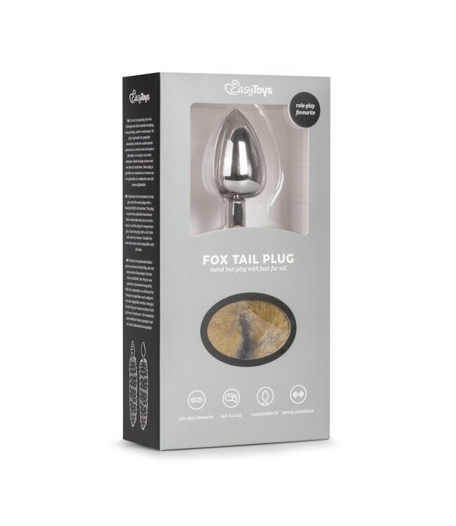 Easytoys Fetish Collection Easytoys Fetish - Vossenstaart buttplug M - Gestreept