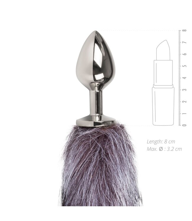 Easytoys Fetish Collection Easytoys Fetish - Vossenstaart buttplug M - Zilver
