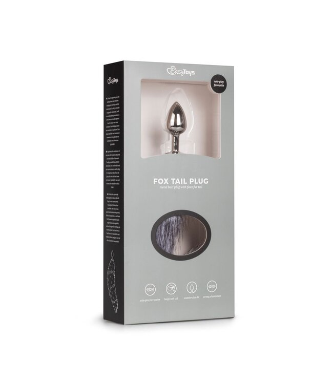 Easytoys Fetish Collection Easytoys Fetish - Vossenstaart buttplug - Zilver