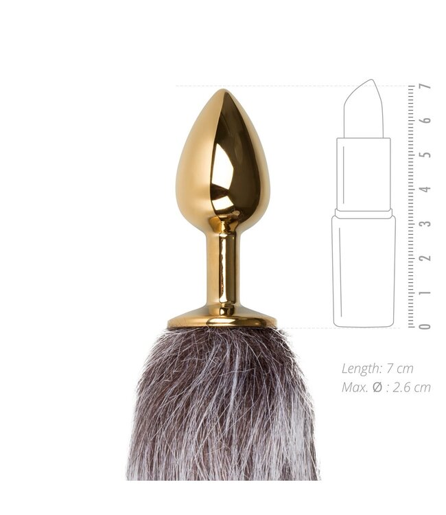 Easytoys Fetish Collection Easytoys Fetish - Vossenstaart buttplug S - Goud/Bruin