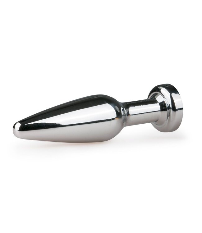 Easytoys Anal Collection Metalen Buttplug met Diamant Zilver - L