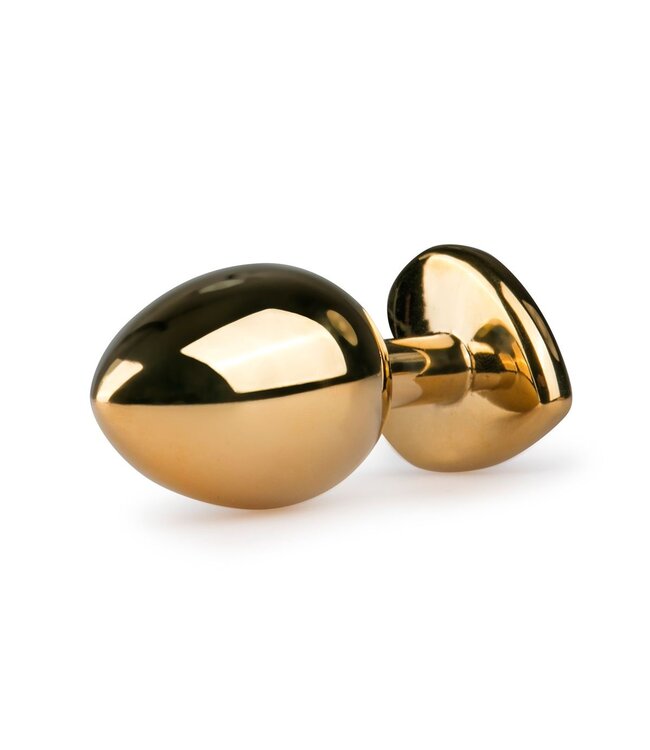 Easytoys Anal Collection Metalen buttplug met hartje - goudkleurig