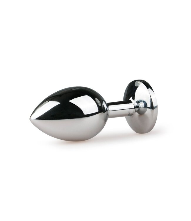 Easytoys Anal Collection Metalen buttplug Zilver/Roze - M