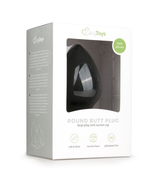 Easytoys Anal Collection Easytoys Anal - Buttplug - Zwart Large