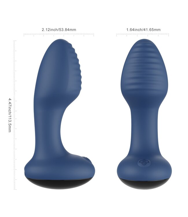 HoneyPlayBox HoneyPlayBox - Frenzy-Pressure Sensing App-Controlled Rotating Butt Plug Bl