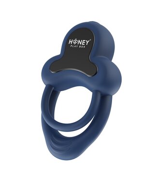 HoneyPlayBox HoneyPlayBox - Anello-App-Controlled Vibrating Double Cock Ring with Clitor