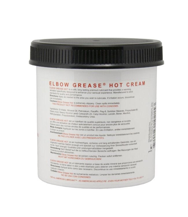Elbow Grease Elbow Grease - Hot Cream Jar - 443 ml