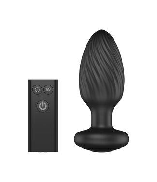 Nexus Nexus - Tornado Roterende Butt Plug - Zwart