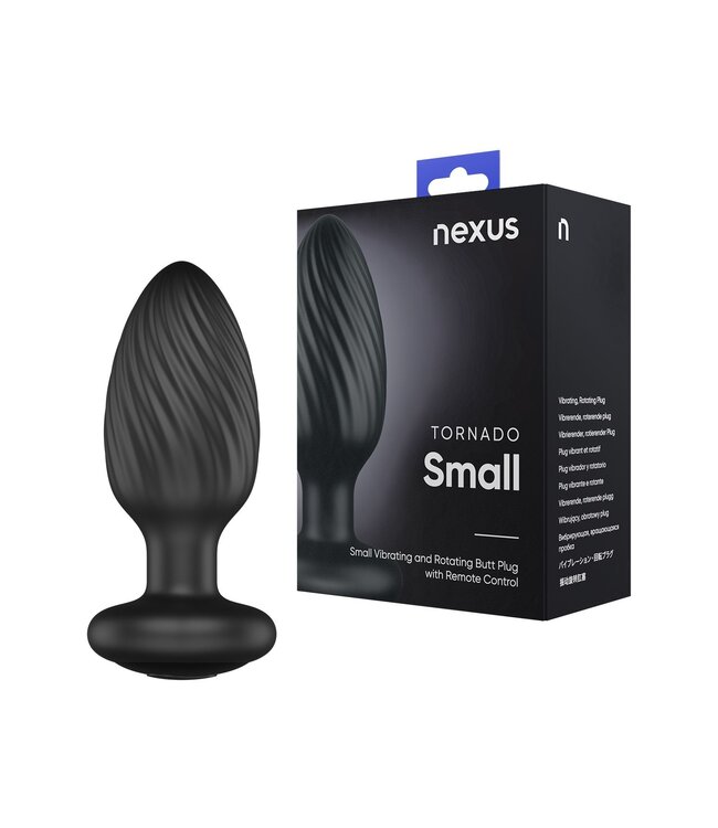 Nexus Nexus - Tornado Roterende Butt Plug - Zwart