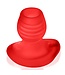 Oxballs Oxballs - Glowhole-2 Hollow Buttplug with Led Insert Red Morph Large