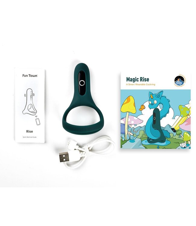 Magic Motion Magic Motion - Rise Smart Vibrerende Cockring - Groen