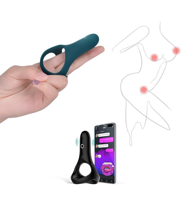 Magic Motion Magic Motion - Rise Smart Vibrerende Cockring - Groen