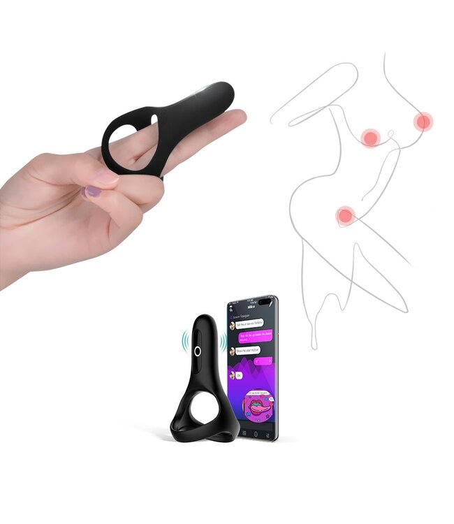 Magic Motion Magic Motion - Rise Smart Vibrerende Cockring - Black