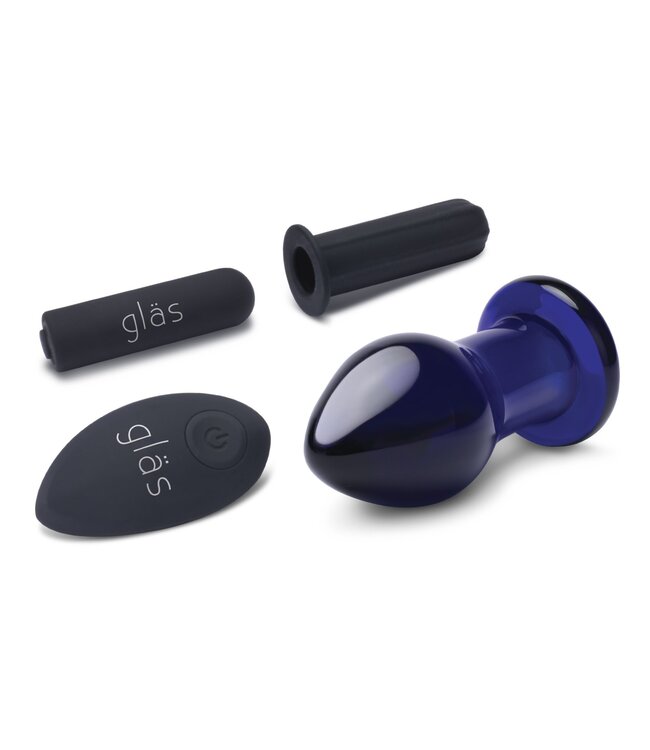 Glas Glas - Rechargeable Remote Controlled Vibrating Butt Plug