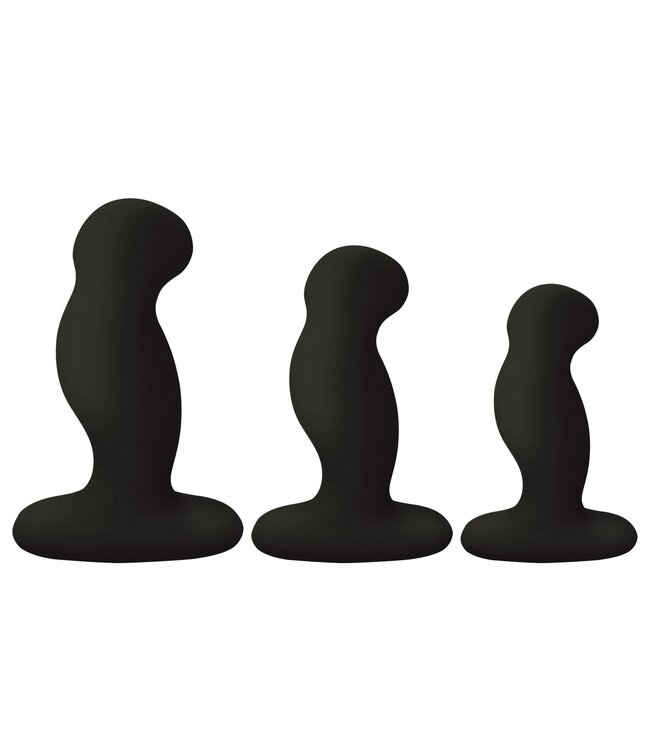 Nexus Nexus - G-Play Trio Plus Unisex Vibrator Pack - S/M/L - Zwart