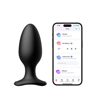 Lovense Lovense - Hush 2 Vibrerende Buttplug Met App - Zwart
