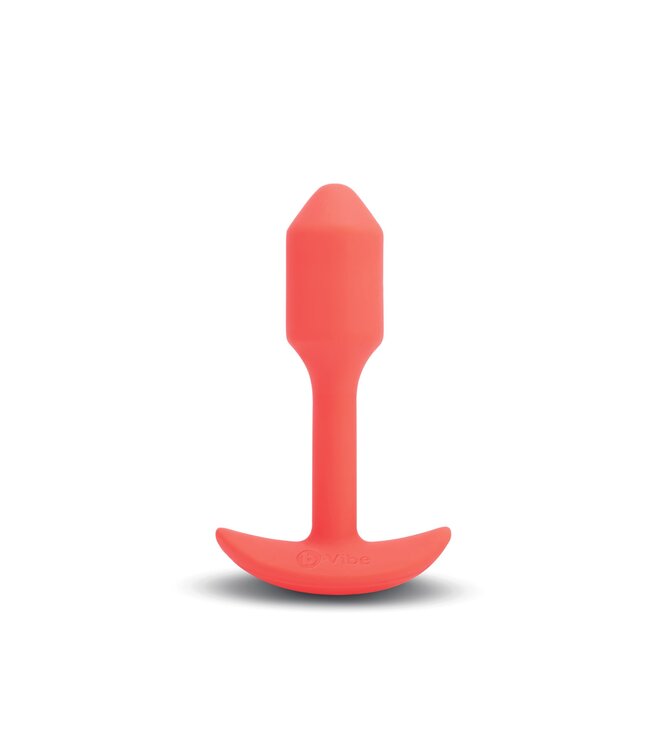 b-Vibe B-Vibe - Vibrerende Snug Plug 1 (S) Oranje