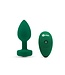 b-Vibe B-Vibe - Vibrerende Juwelen Plug M/L Groen