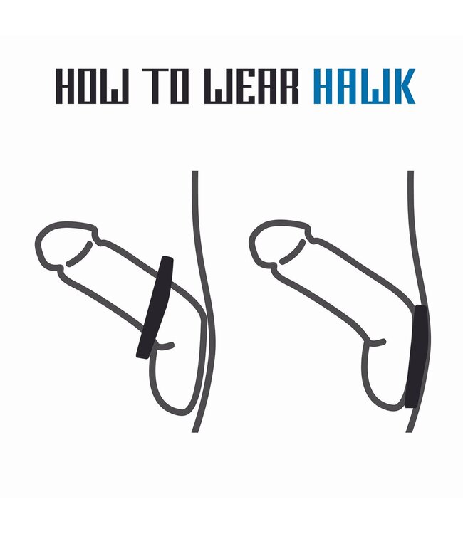 Velv'Or Velv'Or - Rooster Hawk Flaming Crest Cock Ring