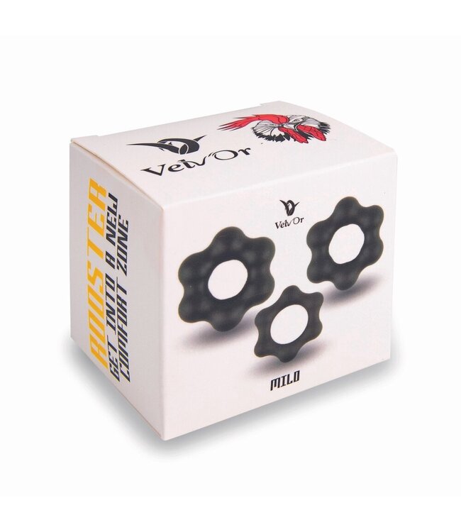 Velv'Or Velv'Or - Rooster Milo Pack Set of Robust Cock Rings