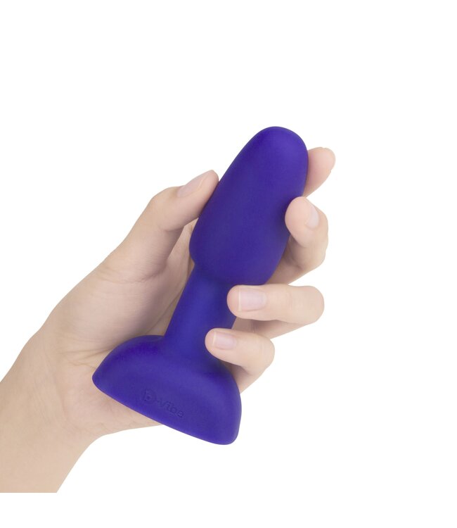 b-Vibe B-Vibe - Rimming Petite Remote Control Plug Paars