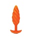 b-Vibe B-Vibe - Texture Plug Swirl Oranje