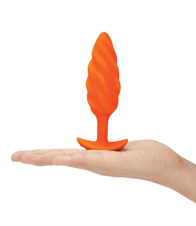 b-Vibe B-Vibe - Texture Plug Swirl Oranje