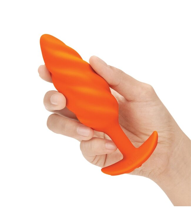 b-Vibe B-Vibe - Texture Plug Swirl Oranje