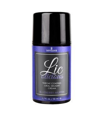 Sensuva Sensuva – Lic-o-licious Oral Cream – Blueberry Muffin