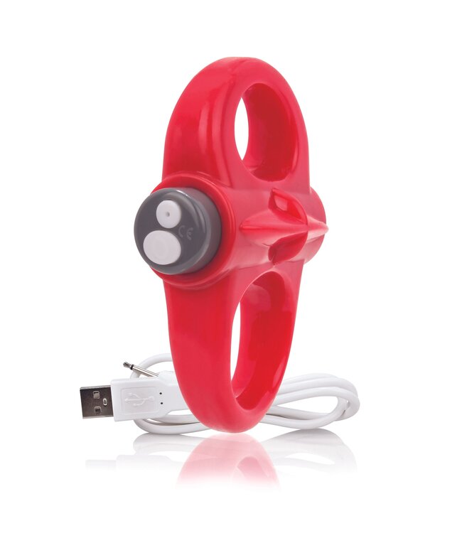 The Screaming O The Screaming O - Charged Yoga Vibe Ring Rood