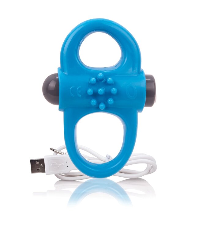 The Screaming O The Screaming O - Charged Yoga Vibe Ring Blauw