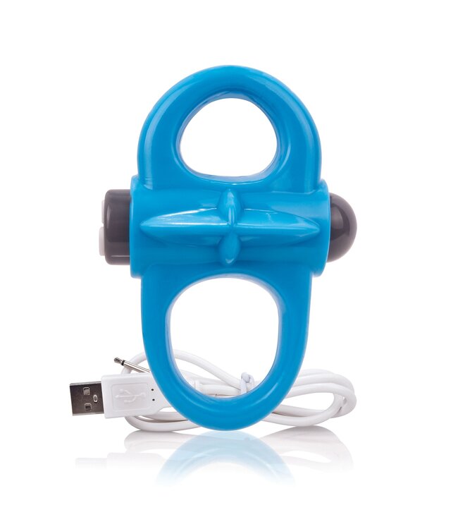 The Screaming O The Screaming O - Charged Yoga Vibe Ring Blauw