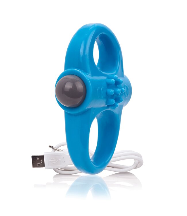 The Screaming O The Screaming O - Charged Yoga Vibe Ring Blauw