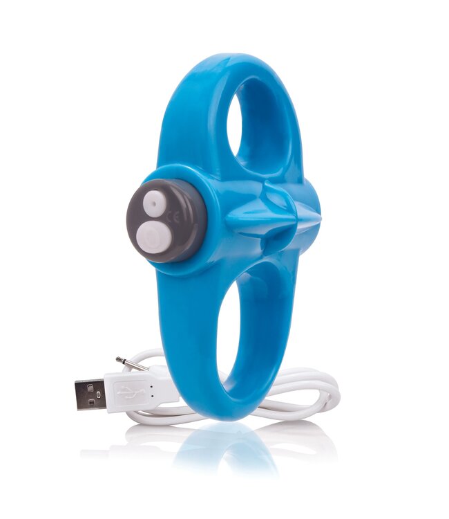 The Screaming O The Screaming O - Charged Yoga Vibe Ring Blauw