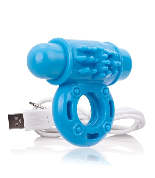 The Screaming O The Screaming O - Charged OWow Vibe Ring Blauw