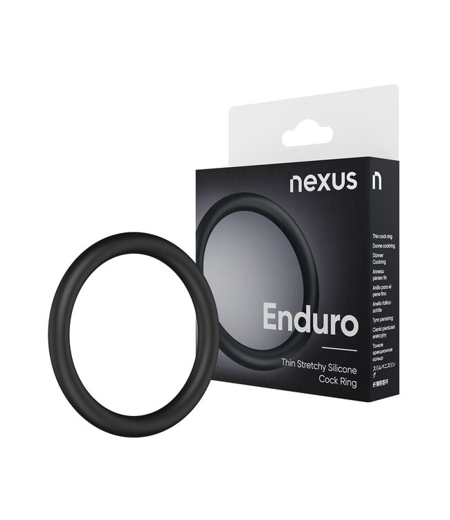 Nexus Nexus - Enduro Siliconen Cockring - Zwart